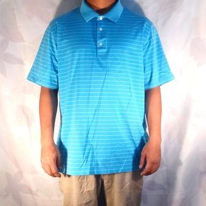 Carnoustie Polo Size XL Color Blue anx White
